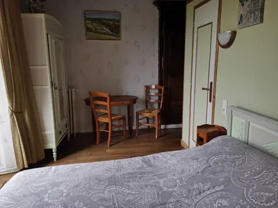 Un ou plusieurs lits dans un hébergement de l'établissement Le haut Manoir