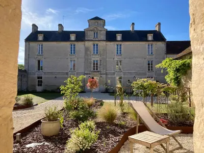 Jardin de l'établissement Le Domaine de l'Hostellerie