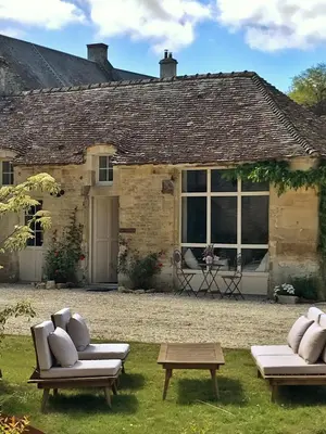 Jardin de l'établissement Le Domaine de l'Hostellerie
