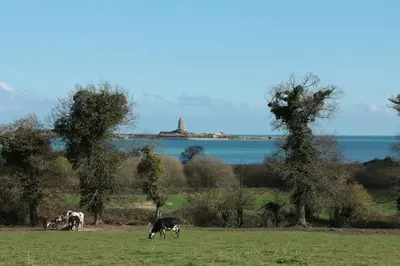 Paysage naturel près de la maison d'hôtes