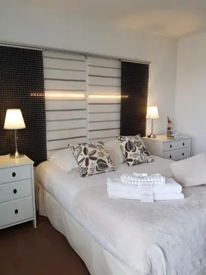 Un ou plusieurs lits dans un hébergement de l'établissement Hôtel L'ideal le Mountbatten