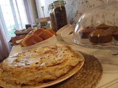 Nourriture dans la maison d'hôtes ou à proximité