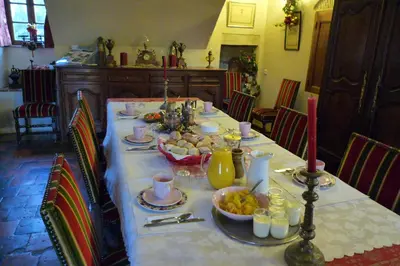 Nourriture dans le B&B/chambre d'hôtes ou à proximité