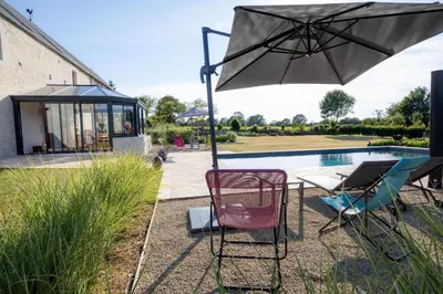 Piscine de l'établissement Au Manoir des Loges ou située à proximité