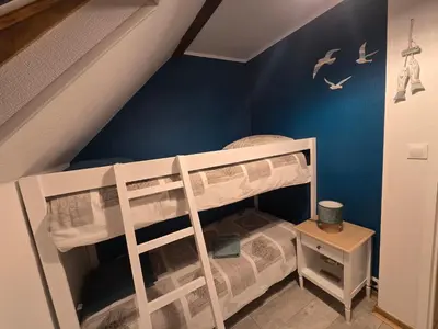 Un ou plusieurs lits dans un hébergement de l'établissement Douceur du D-Day sites historiques du Débarquement
