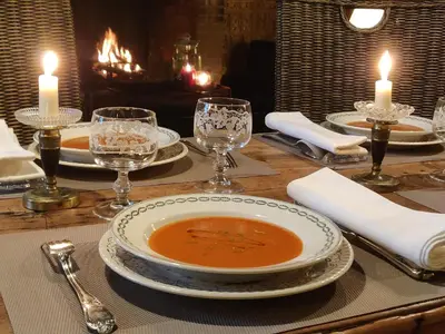 Nourriture dans le B&B/chambre d'hôtes ou à proximité