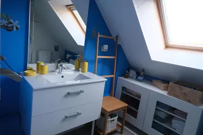 Cuisine ou kitchenette dans l'établissement La Parquerie