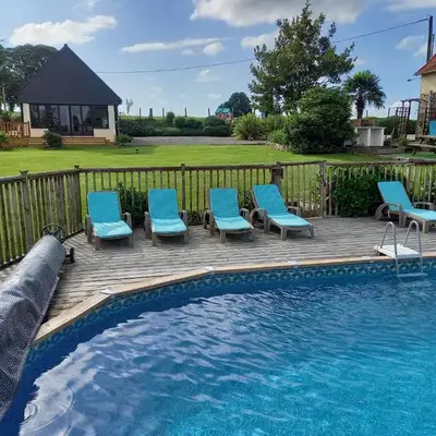 La Gasteboisiere with swimming pool and games room