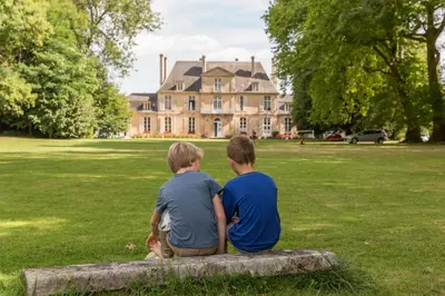Jardin de l'établissement Chambres d'Hôtes Château de Martragny