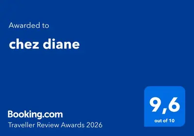 Certificat, récompense, panneau ou autre document affiché dans l'établissement chez diane