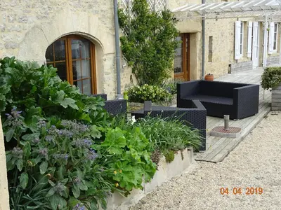 Jardin de l'établissement La ferme aux chats