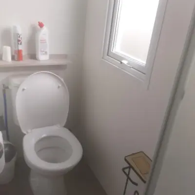 Salle de bains dans l'établissement Domaine