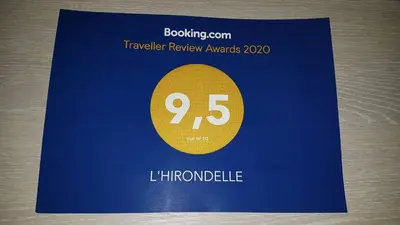 Certificat, récompense, panneau ou autre document affiché dans l'établissement L'Hirondelle