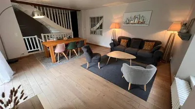 Coin salon dans l'établissement Maison d'Alice - avec SPA