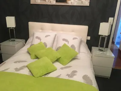 Un ou plusieurs lits dans un hébergement de l'établissement Les Balcons de Saint Pair