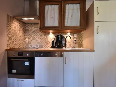Cuisine ou kitchenette dans l'établissement Holiday Home near Mont Saint-Michel