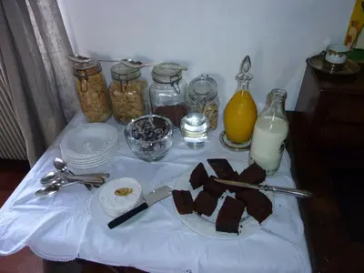 Nourriture dans le B&B/chambre d'hôtes ou à proximité
