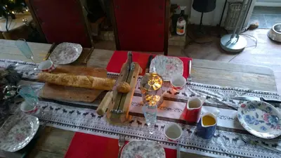 Nourriture dans la maison de vacances ou à proximité
