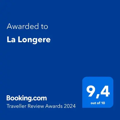 Certificat, récompense, panneau ou autre document affiché dans l'établissement La Longere