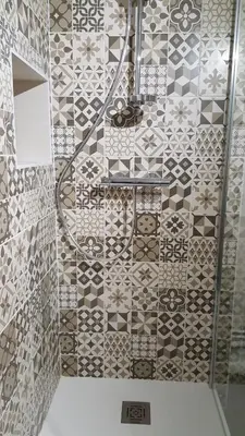 Salle de bains dans l'établissement Gîte 