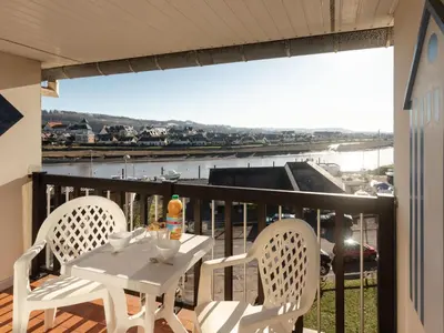 Balcon ou terrasse dans l'établissement Apartment Cap Cabourg-19 by Interhome