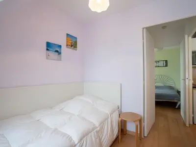 Un ou plusieurs lits dans un hébergement de l'établissement Apartment Fleur Marine-13 by Interhome