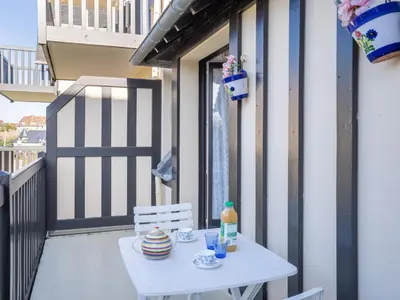 Balcon ou terrasse dans l'établissement Apartment Fleur Marine-16 by Interhome