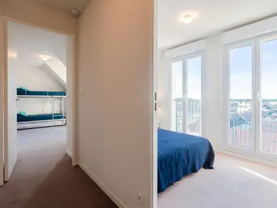 Un ou plusieurs lits dans un hébergement de l'établissement Apartment La Presqu'île-7 by Interhome
