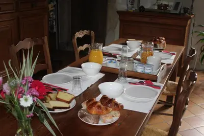Nourriture dans le B&B/chambre d'hôtes ou à proximité