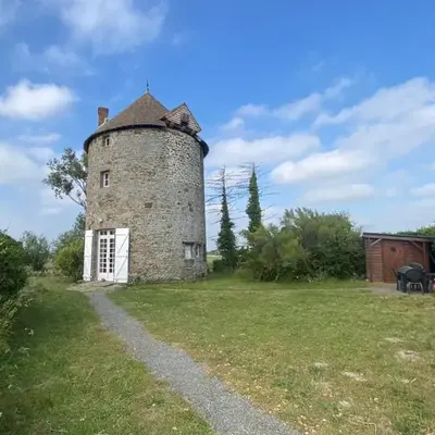 Windmill in Cherrueix near Mont Saint Michel