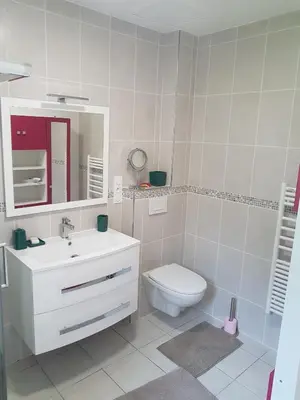 Salle de bains dans l'établissement La Puisatière