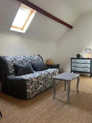 Coin salon dans l'établissement La Maison Blanche