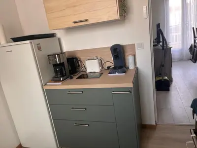 Cuisine ou kitchenette dans l'établissement Riva Bella