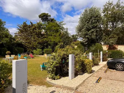Jardin de l'établissement La Villa Andry