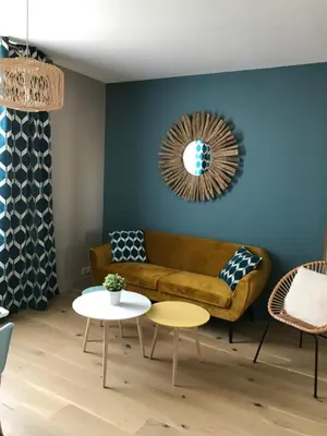 Coin salon dans l'établissement Villa st Louis