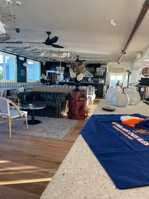 Coin salon dans l'établissement Le Relais des Iles