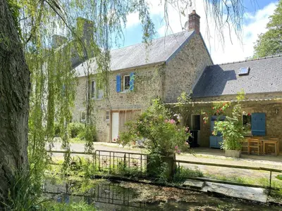 Jardin de l'établissement Semi-detached house, St Sauveur-le-Vicomte
