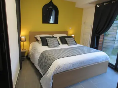Un ou plusieurs lits dans un hébergement de l'établissement Villa Marylou