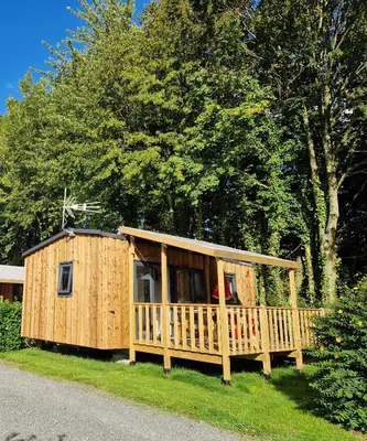 Jardin de l'établissement Camping le Clos de Balleroy