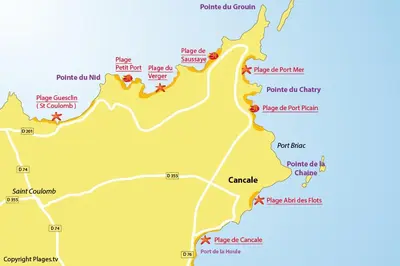 Plan de l'établissement bulle de bonheur a 500 m pas de la plage