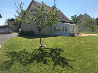 Jardin de l'établissement B&B de Saint Come de Fresné