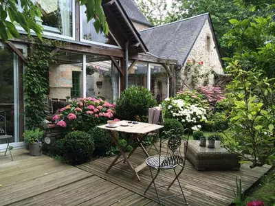 Jardin de l'établissement Chambres d'Hôtes Côté Campagne