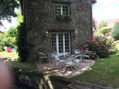 Jardin de l'établissement Le moulin de la Castellerie