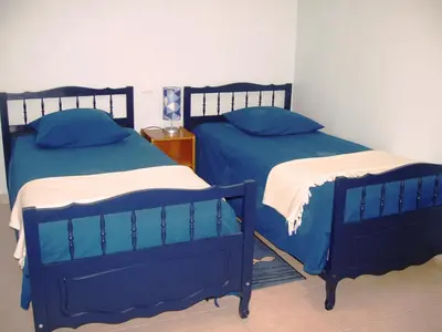 Un ou plusieurs lits dans un hébergement de l'établissement Family Escape with Terrace