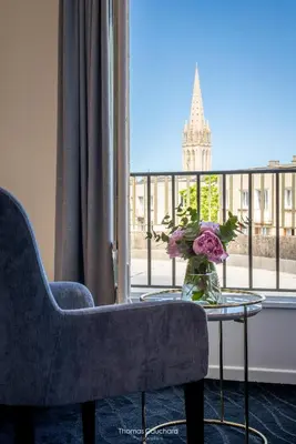 Coin salon dans l'établissement Best Western Plus Le Moderne