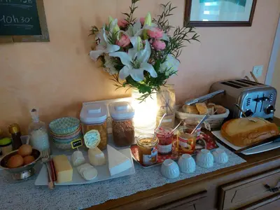 Nourriture dans le B&B/chambre d'hôtes ou à proximité