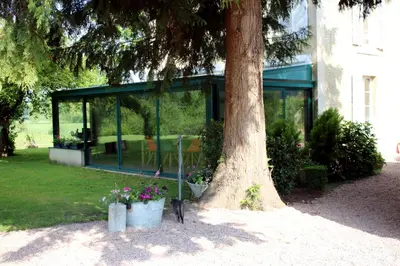 Jardin de l'établissement Safranière de la Venelle du Moulin