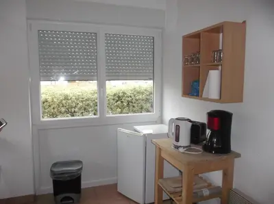 Cuisine ou kitchenette dans l'établissement villa le patio