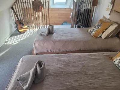 Un ou plusieurs lits dans un hébergement de l'établissement Maison Camille