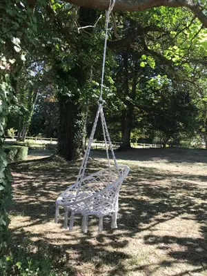 Jardin de l'établissement Gîtes des champs & Spa